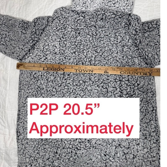 Pink Floyd Cardigan black and white fuzzy pockets hood no tags Upcycle - Picture 2 of 8